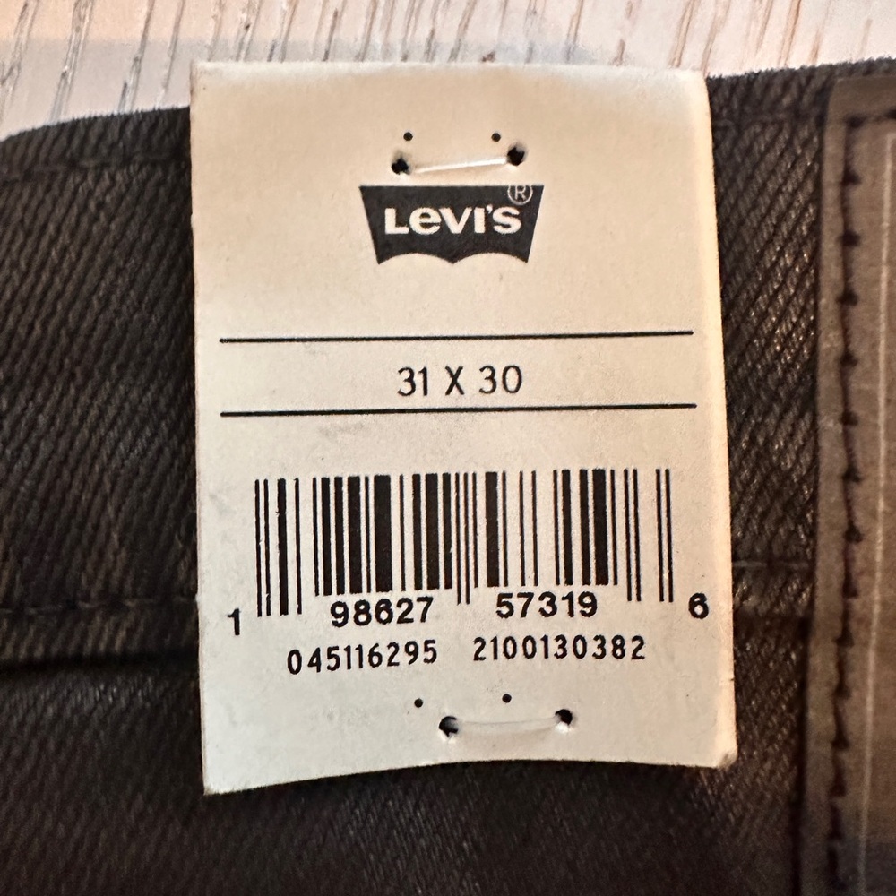Levis 511 Coated Moto Jeans Waxed Bikercore 31x30 NWT - Picture 7 of 12